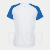 Joma 901335 Maglia Gioco ACADEMY IV MC Donna Bianco-Azzurro