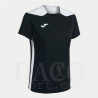 Joma 901265 Maglia Gioco CHAMPIONSHIP VII MC Donna Nero-Bianco