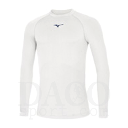 Mizuno 32EA7045 Maglia Termica TEAM CORE ML Uomo-Bambino Bianco