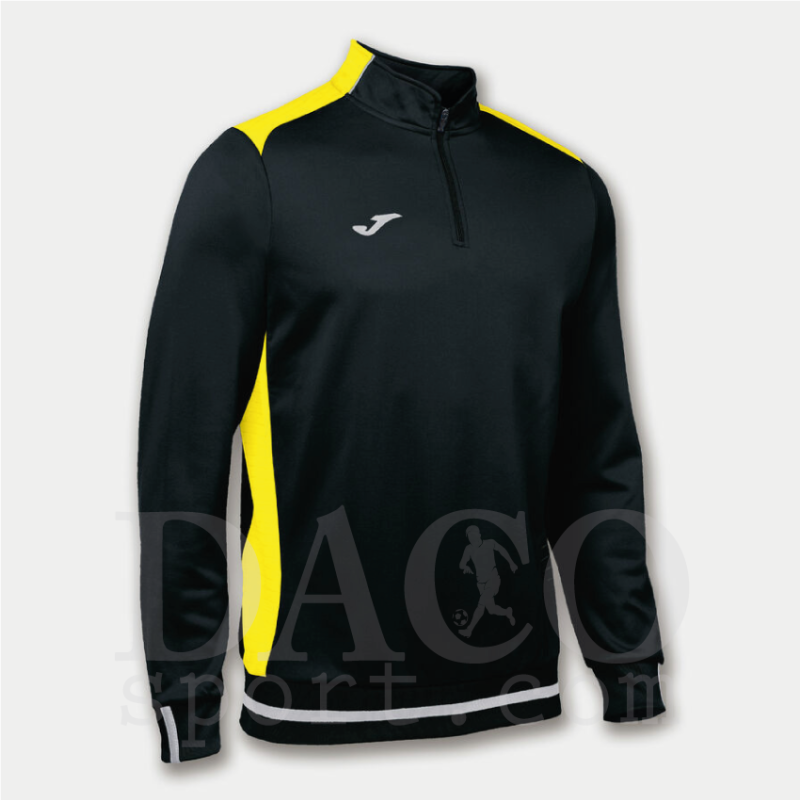 Joma 100421 Felpa ½ Zip CAMPUS UomoBambino Nero-Giallo