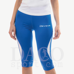 Givova LR02 Pinocchietto Atletica - Running Unisex Azzurro