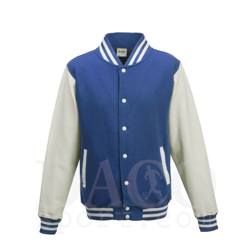 AWDis JH043 Felpa College UNIVERSITY Azzurro-Bianco