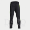Joma 103741 Pantalone OLIMPIADA Uomo Nero-VerdeFluo