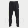 Joma 103741 Pantalone OLIMPIADA Uomo Nero-VerdeFluo