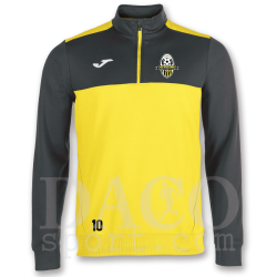 Joma 100947 Felpa ½ Zip WINNER Uomo/Bambino Giallo-Nero