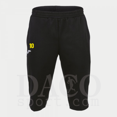 Joma 101101 Barmuda Allenamento CAPRI - GIALLONERI PONTEVOMANO - Uomo/Bambino Nero
