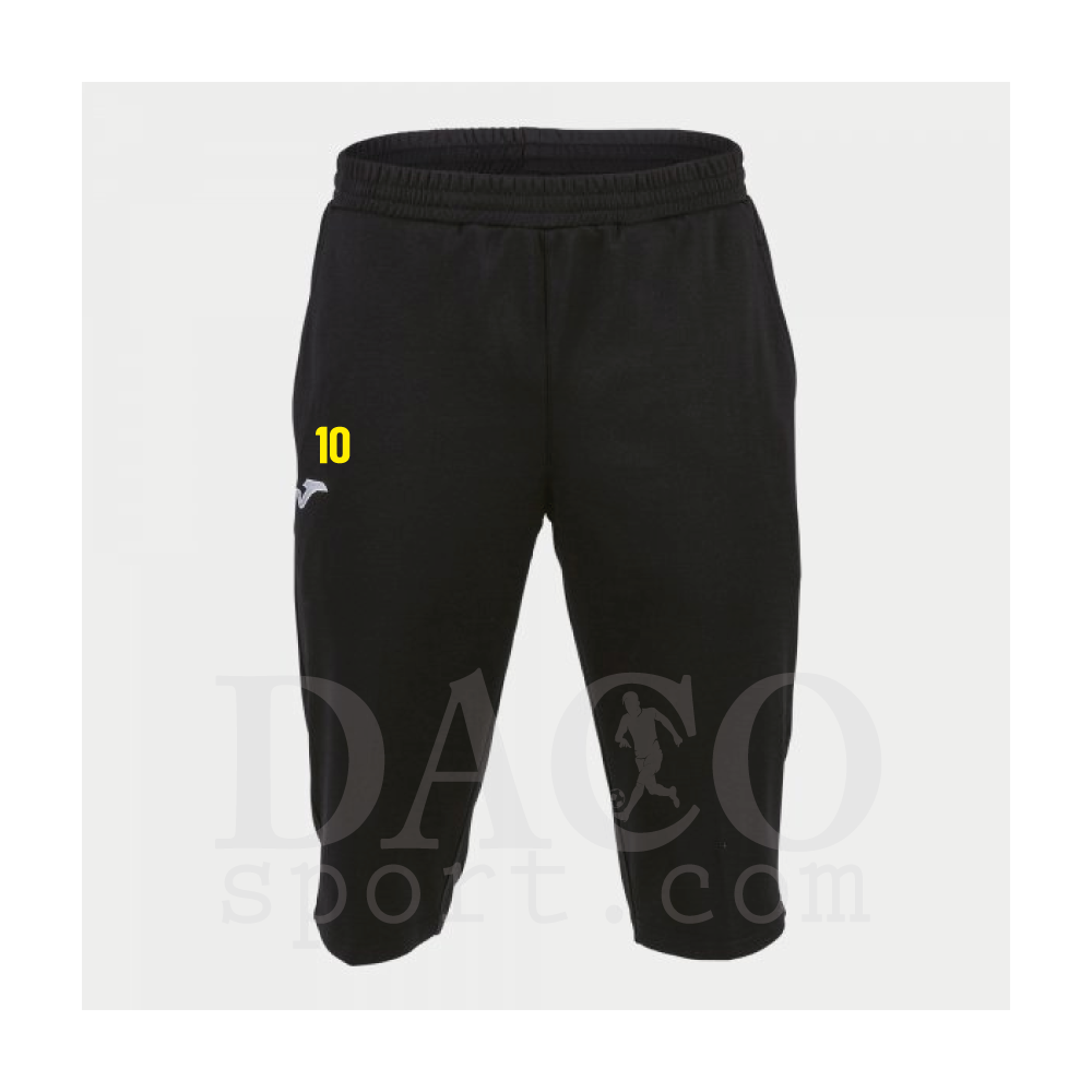 Joma 101101 Barmuda Allenamento CAPRI - GIALLONERI PONTEVOMANO - Uomo/Bambino Nero