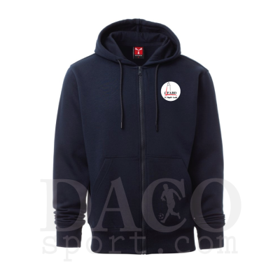 Payper Felpa PONTIAC Blu Logo "IL FARO - I.C. ZIPPILLI - LUCIDI"