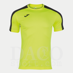 Joma 101656 Maglia Gioco ACADEMY III MC Uomo-Bambino GialloFluo-Nero