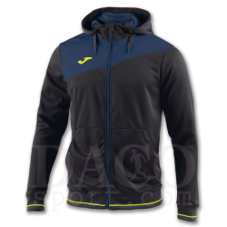 Joma 100776 Giacca Tuta GRANADA Uomo/Bambino Nero-Blue