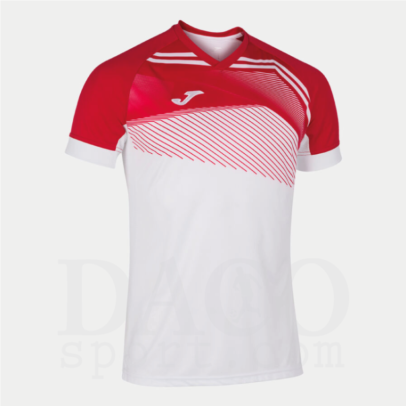 Joma 101604 Maglia Gioco SUPERNOVA II MC Bianco-Rosso