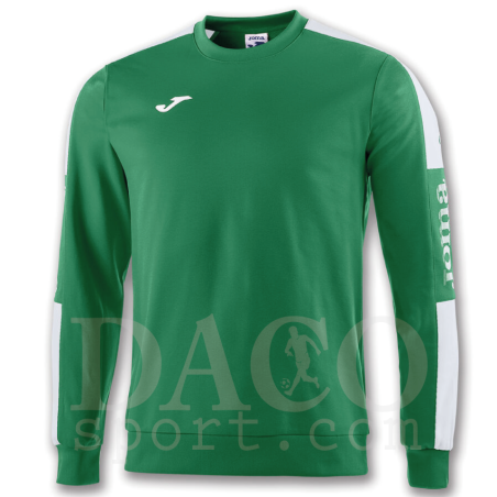 Joma 100801 Felpa Girocollo CHAMPION IV Uomo/Bambino Verde-Bianco