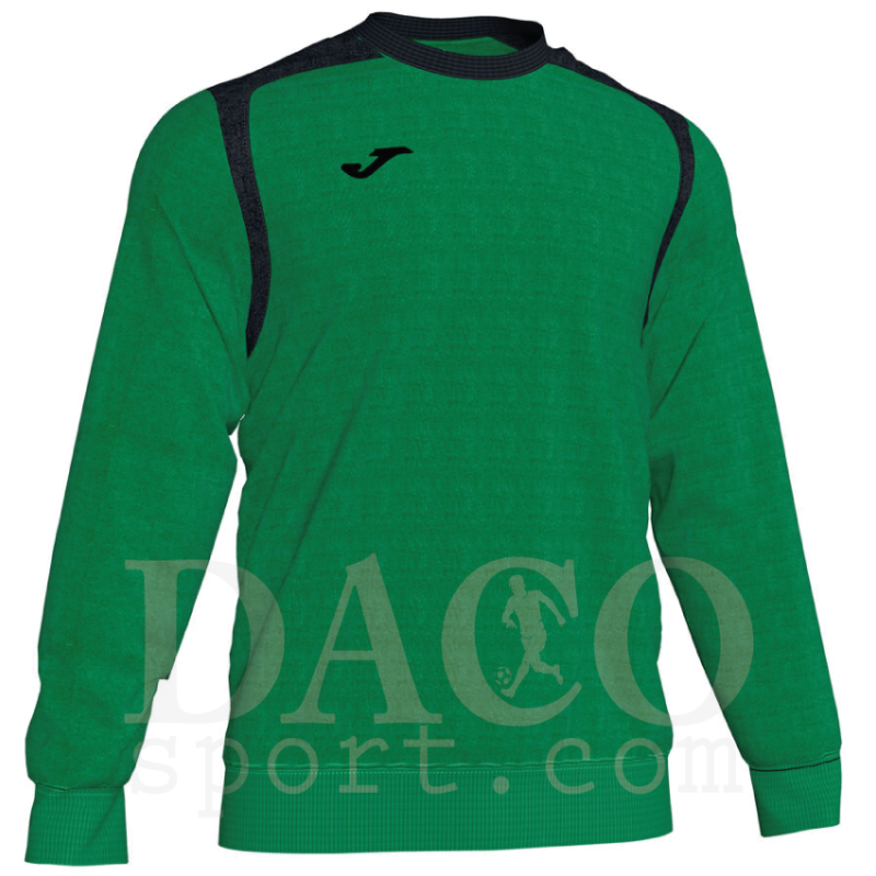 Joma 101266 Felpa Girocollo CHAMPION V Uomo/Bambino Verde-Nero