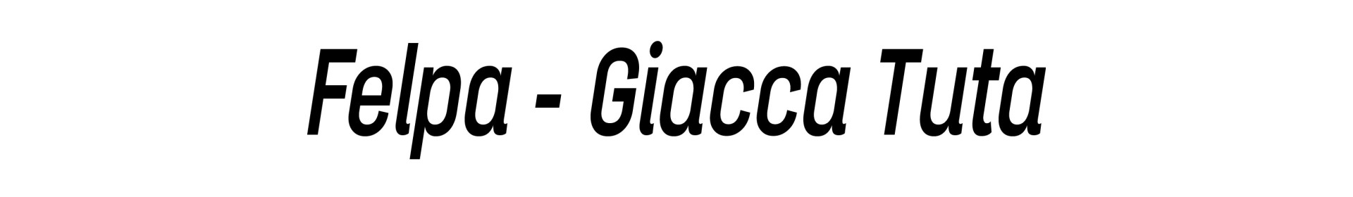 Felpa - Giacca Tuta